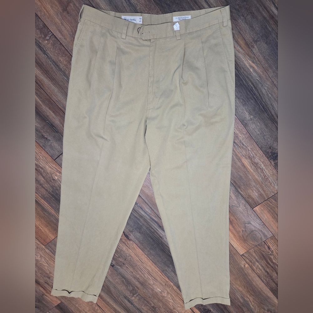 Cotton Tencell Blend Pleated And Cuffed Chinos John W Nordstrom